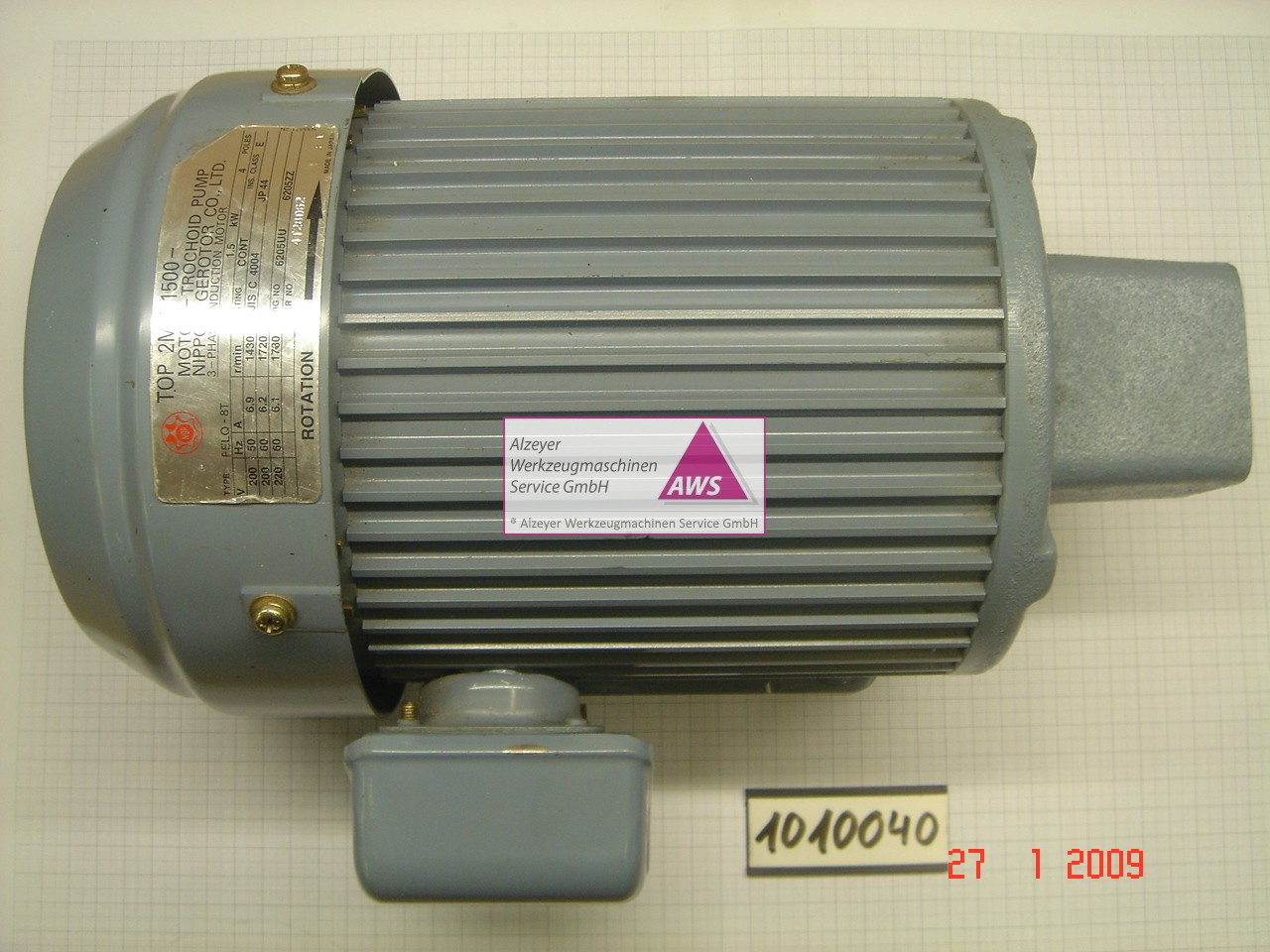 Pumpenmotor T-Rotor 1500W 2HP