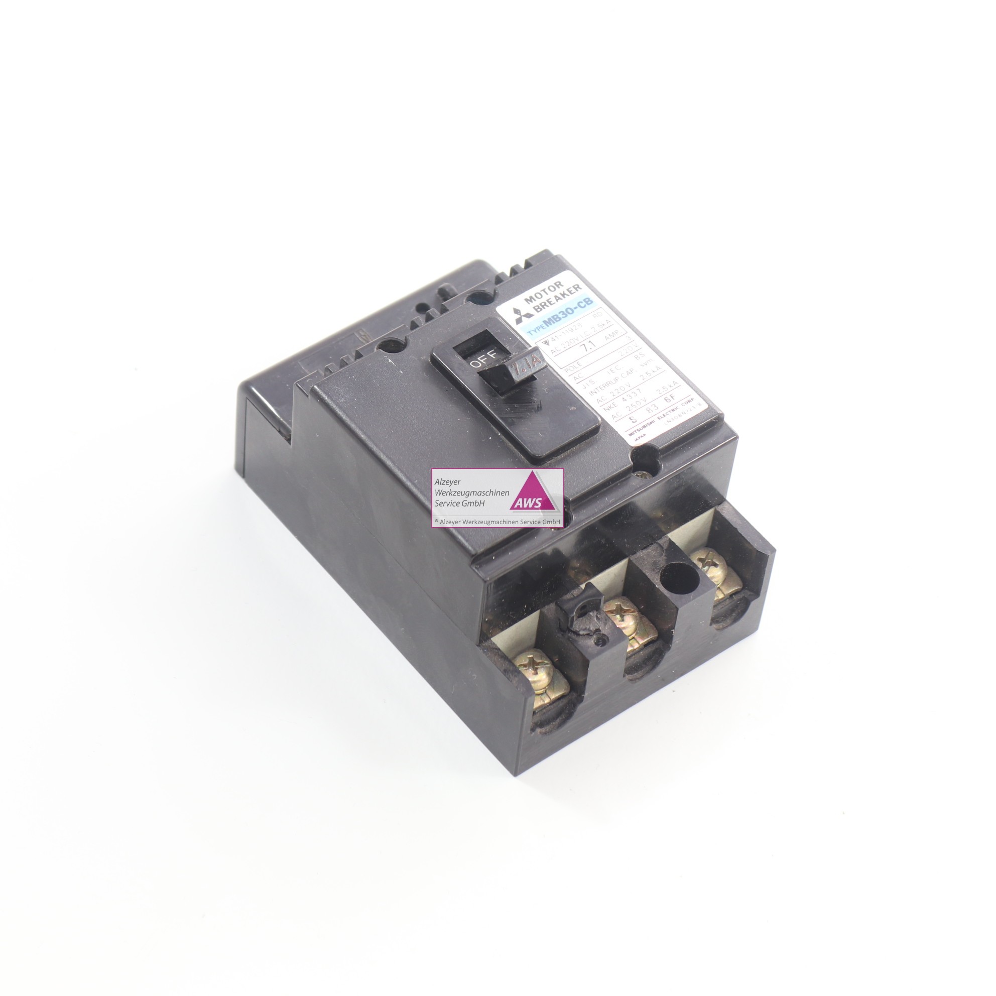 No-Fuse-Breaker Mitsubishi MB30-CB 7.1Amp