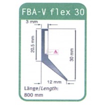 Abstreifer FBA-V flex 30 800mm