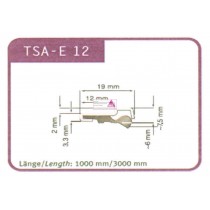 Stahlträger für Abstreifer TSA - E12  1000mm lang