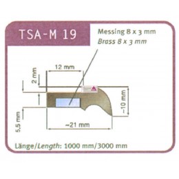 Abstreifergummi SW 19 für TSA - M 19