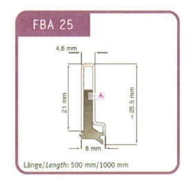Abstreifer FBA 25  500mm lang