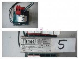 Trafo ISMET  MTDN 19  prim. multiple sek. 19V 1A.